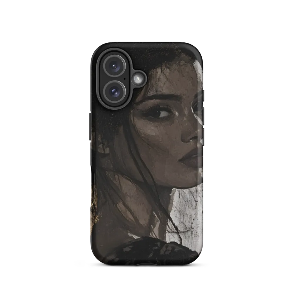 Mysterious Gaze | Phone Case |  16 | Tough Case | Matte