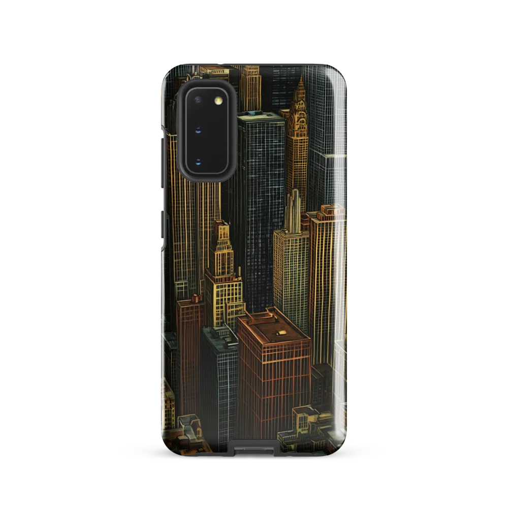 Urban Elegance: A Golden Cityscape