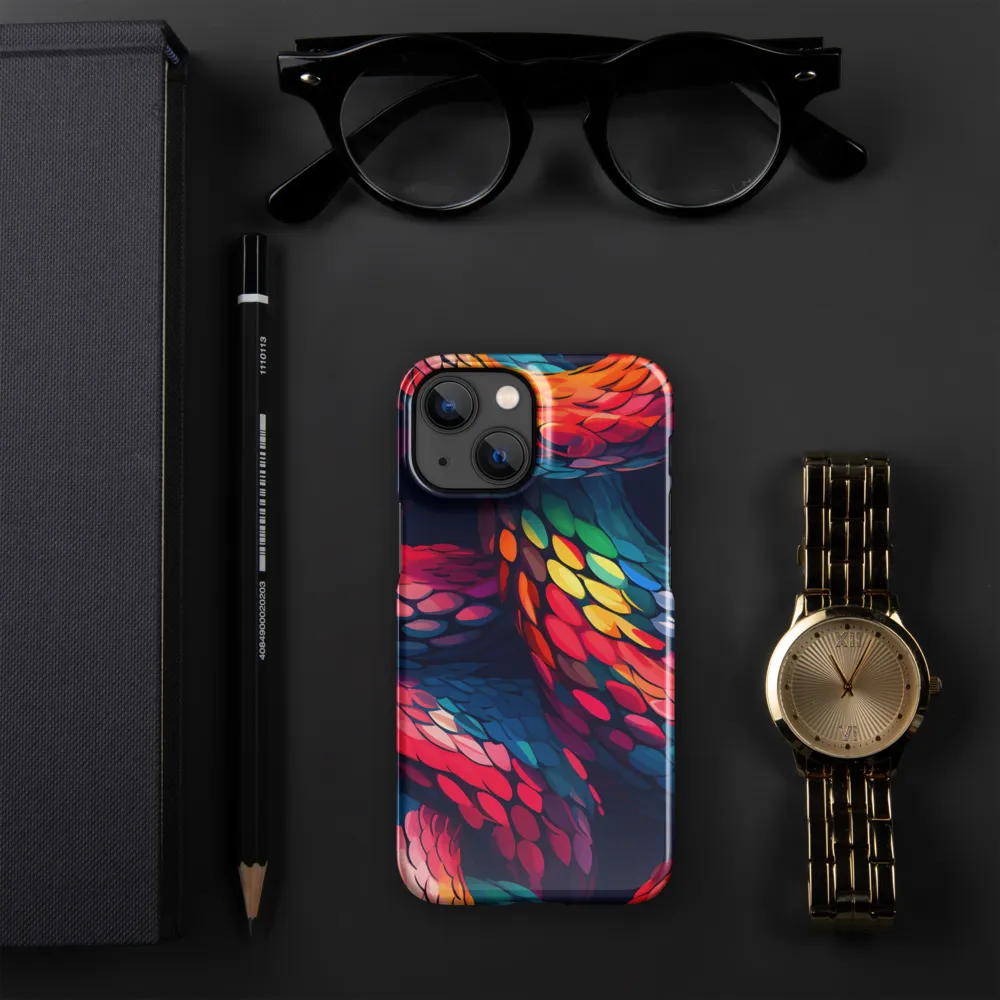 Serpentine Harmony | Phone Case |  13 Mini | Snap Case | Glossy