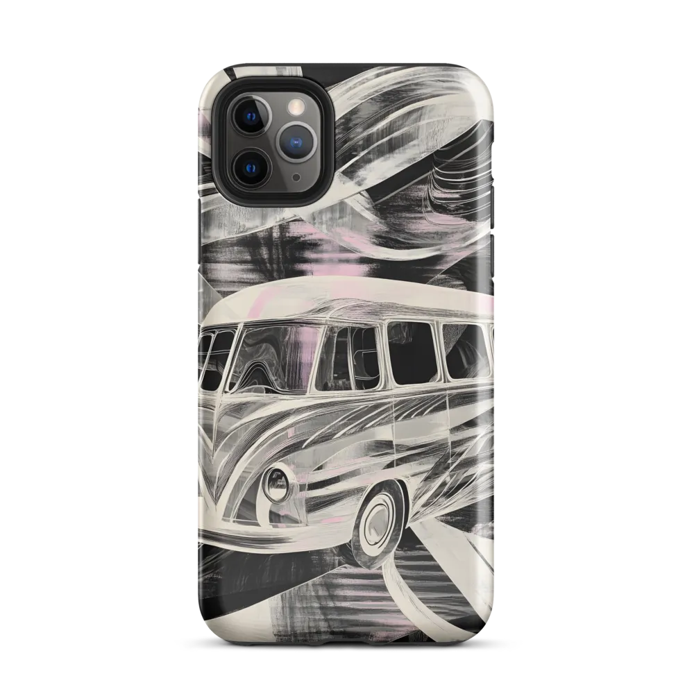 Motion in Monochrome: A Vintage Journey | Phone Case |  11 Pro Max | Tough Case | Glossy