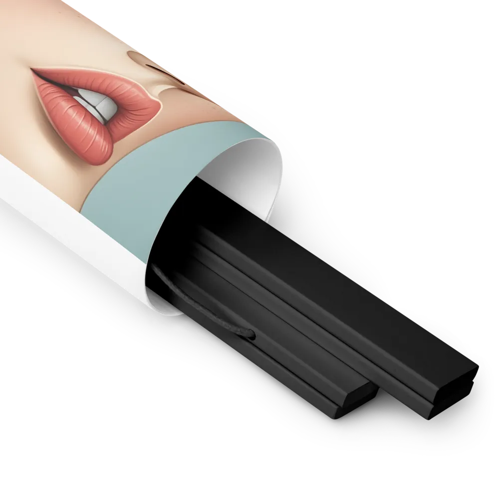 Intriguing Elegance | Poster With Black Wood Hanger | 8″×10″