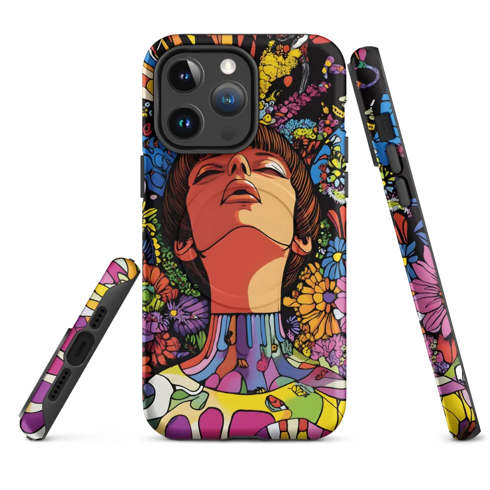 Vibrant Ecstasy: A Psychedelic Portrait