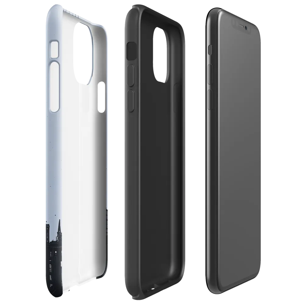 Elevated Serenity: A Minimalist Cityscape | Phone Case |  11 Pro Max | Tough Case | Glossy