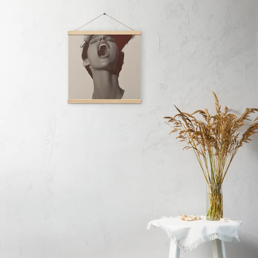 Echoes of Emotion | Poster With Oak Wood Hanger | 16″×16″