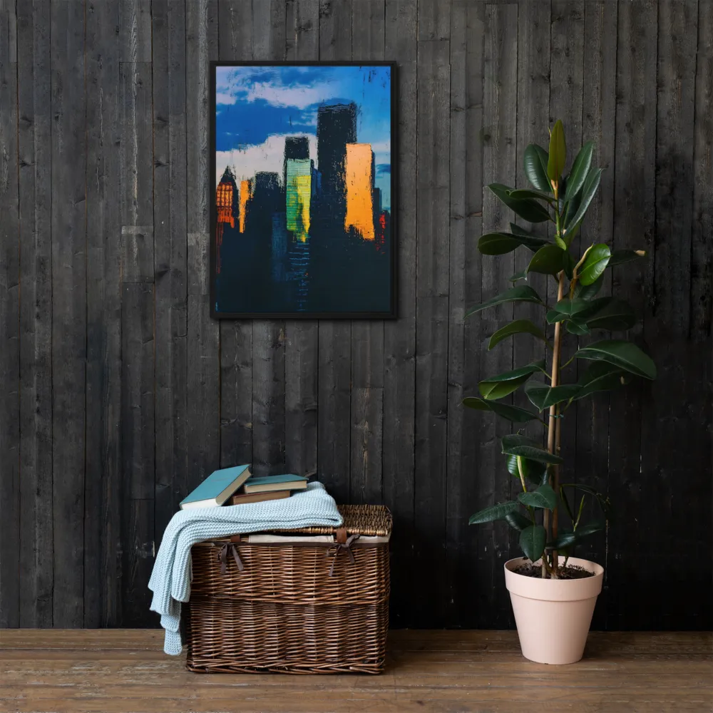 Reflections of Tranquility | Canvas with Black Frame | 20″×28″
