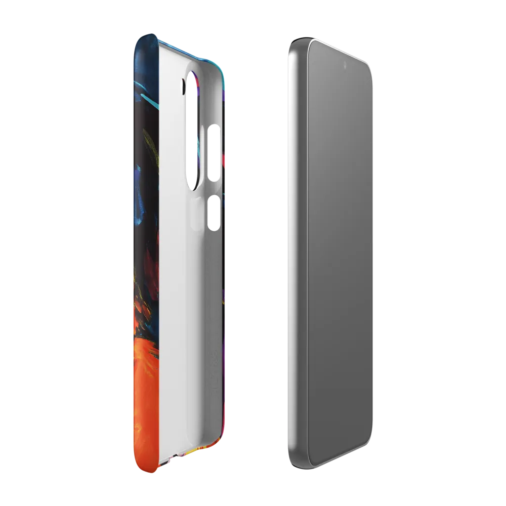 Vibrant Companions: An Expression of Canine Spirit | Phone Case |  S23 Plus | Snap Case | Matte