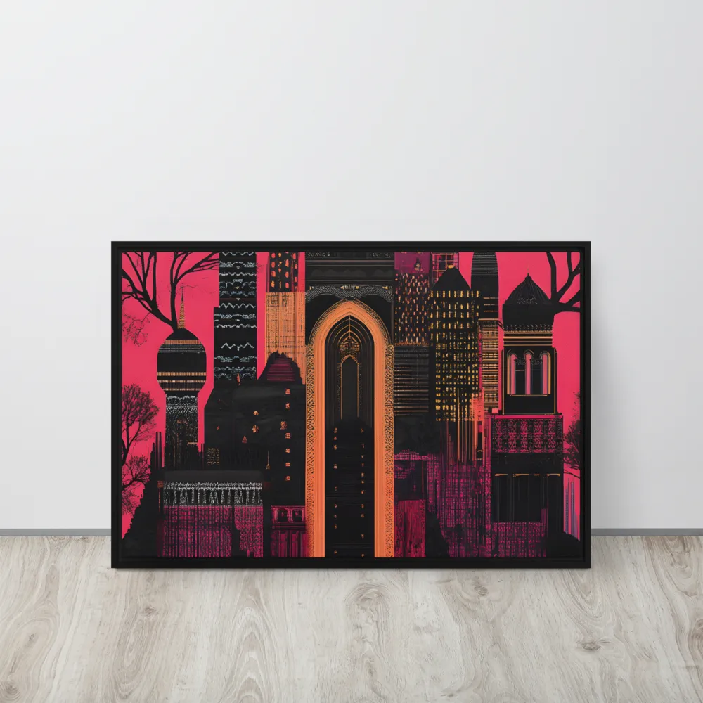 Urban Reverie | Canvas with Black Frame | 20″×30″