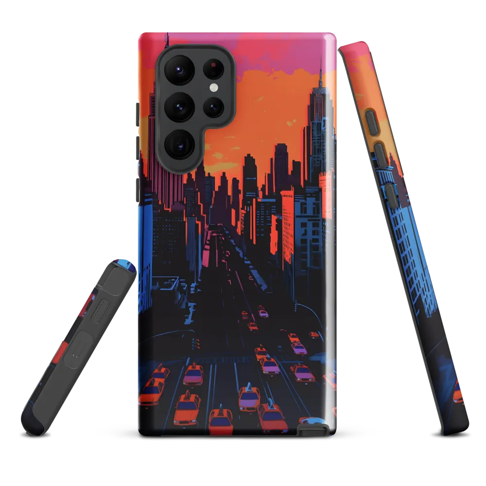 Sunset Over Skyscrapers