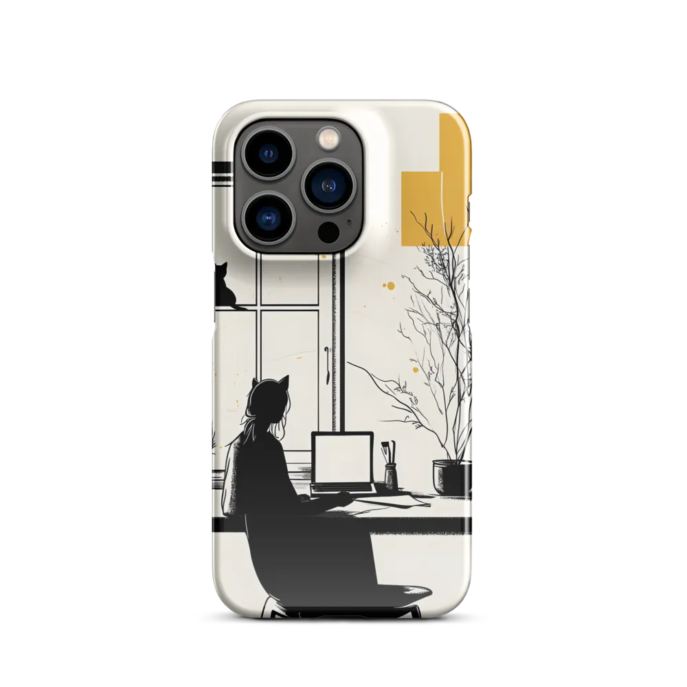 Contemplative Moments | Phone Case |  14 Pro | Snap Case | Glossy