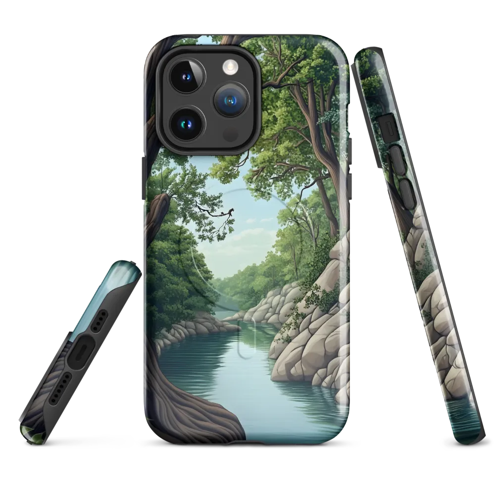 Tranquil Reflections: A Serene River Landscape