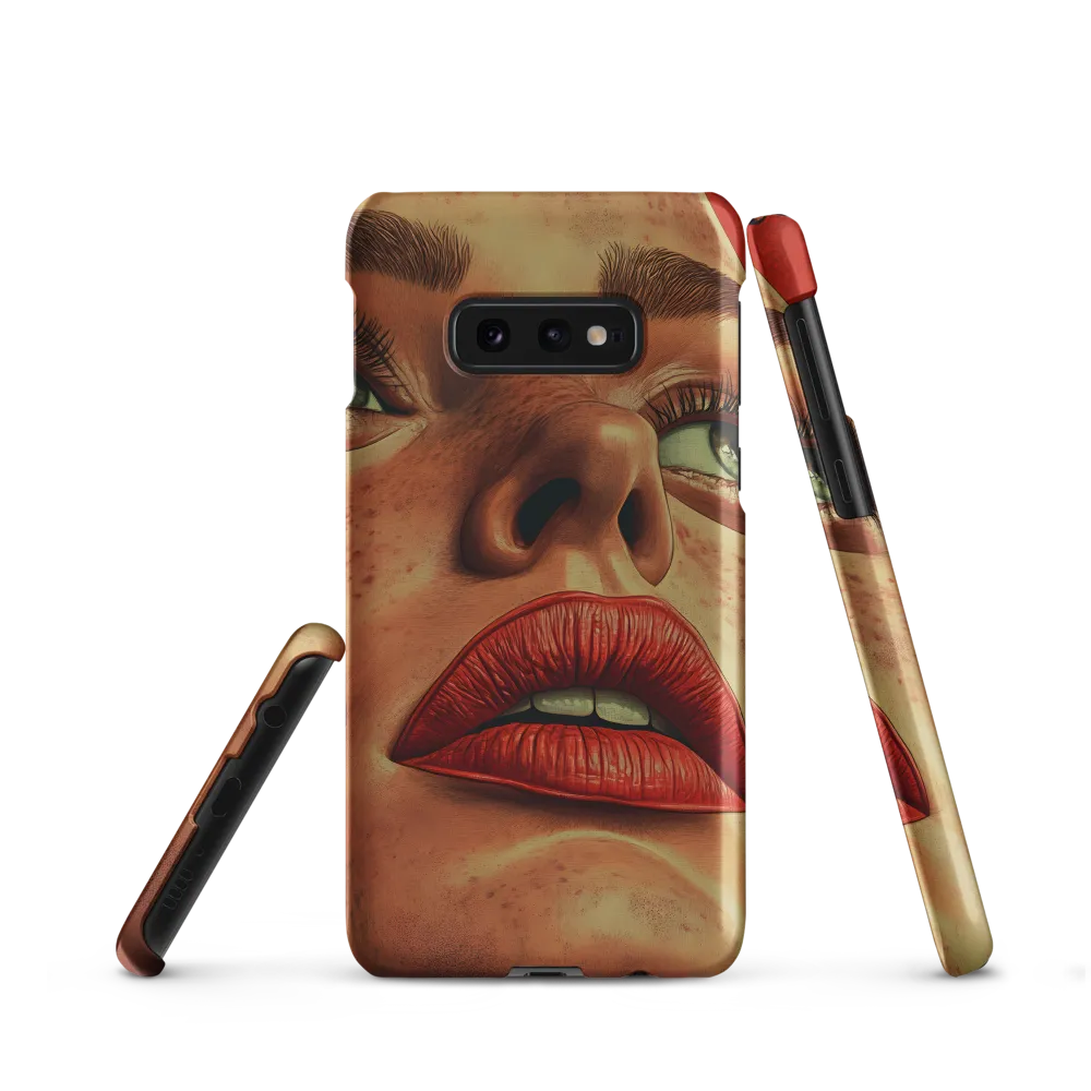 Red Intensity: A Portrait of Elegance
