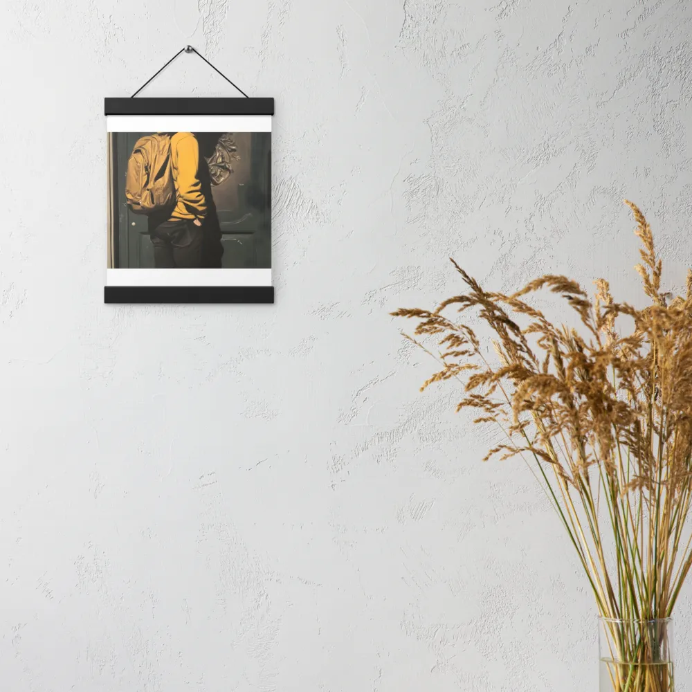 Silent Reflection | Poster With Black Wood Hanger | 8″×10″