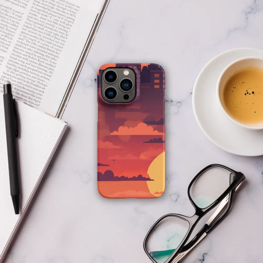 Urban Dusk: A Symphony of Cityscapes | Phone Case