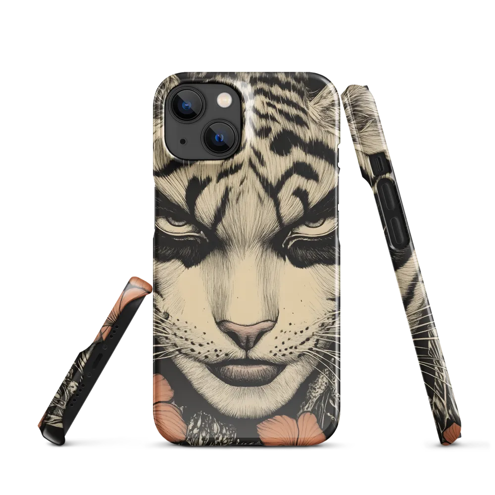 Feline Majesty: The Human-Leopard Connection | Phone Case |  14 | Snap Case | Glossy