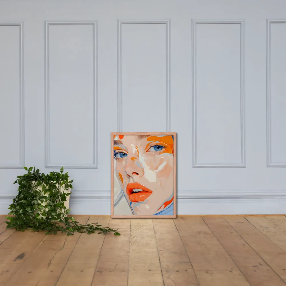Ethereal Expressions | Poster with Red oak Frame | 18″×24″