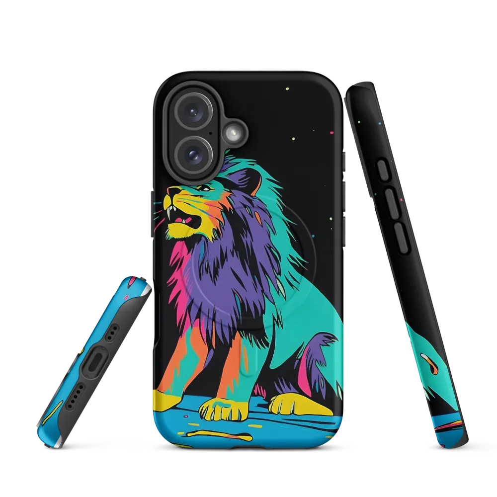 Roaring Colors: The Neon Lion
