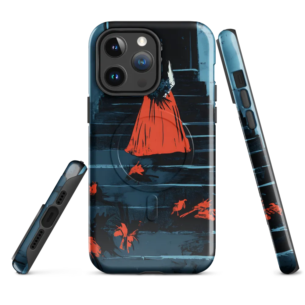 Silent Steps | Phone Case |  14 Pro Max | MagSafe® Tough Case | Glossy