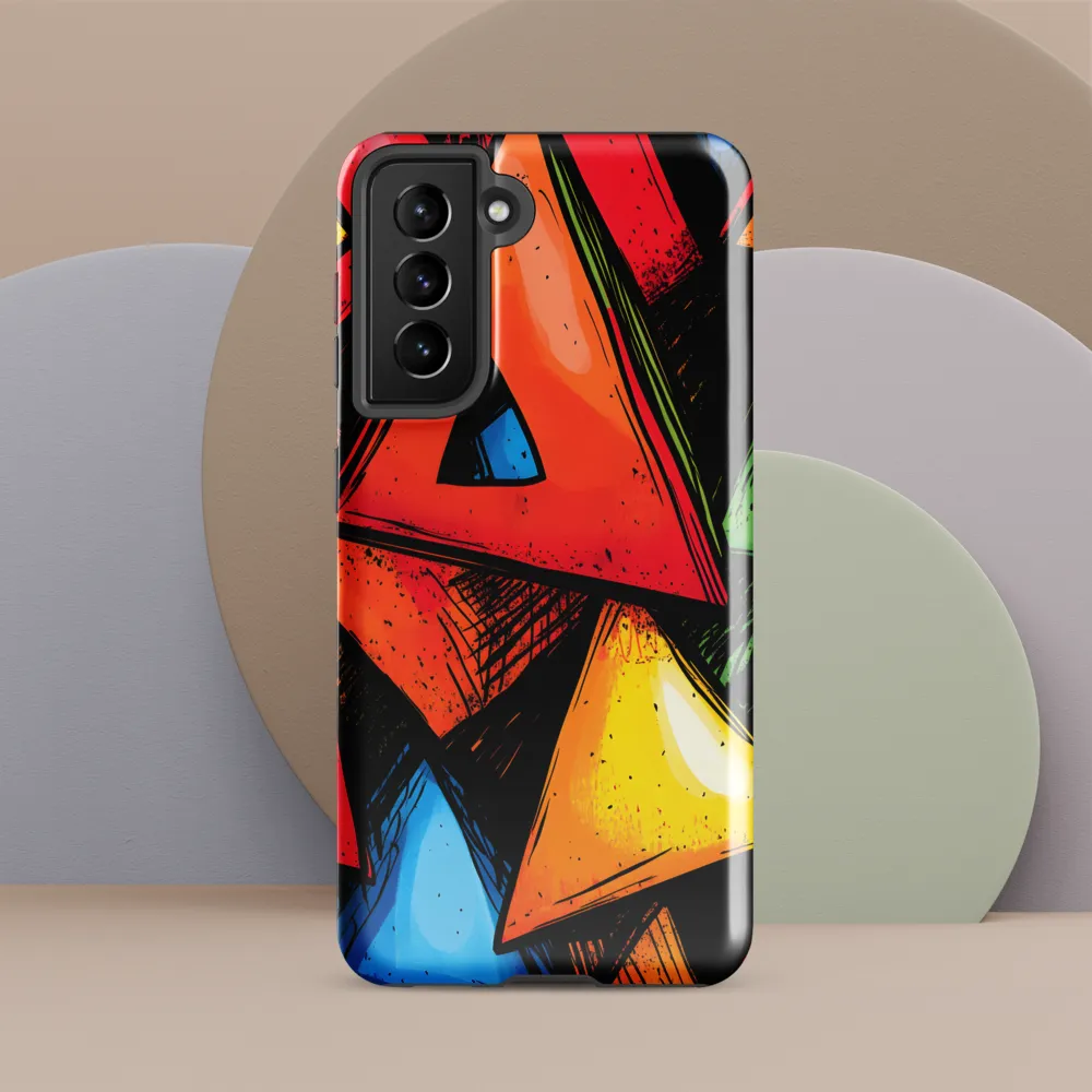 Vibrant Triangles in Abstract Harmony