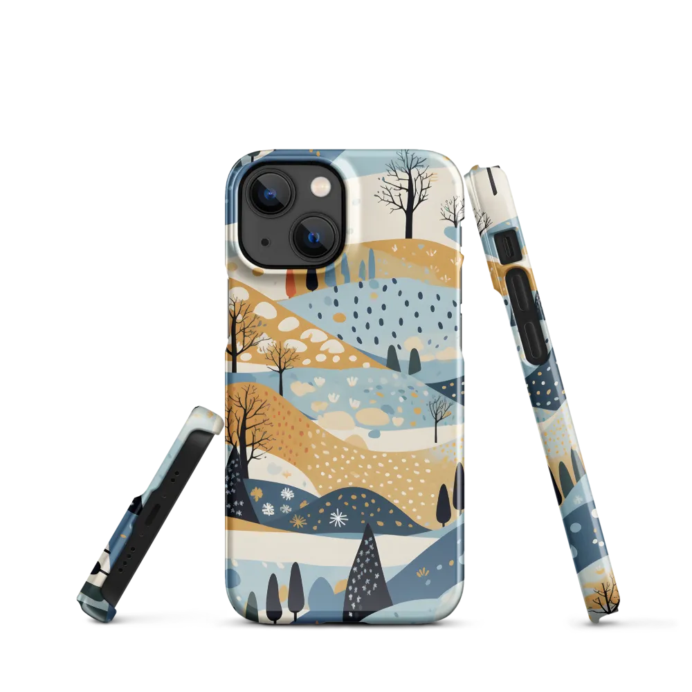 Whispers of a Playful Landscape | Phone Case |  13 Mini | Snap Case | Glossy