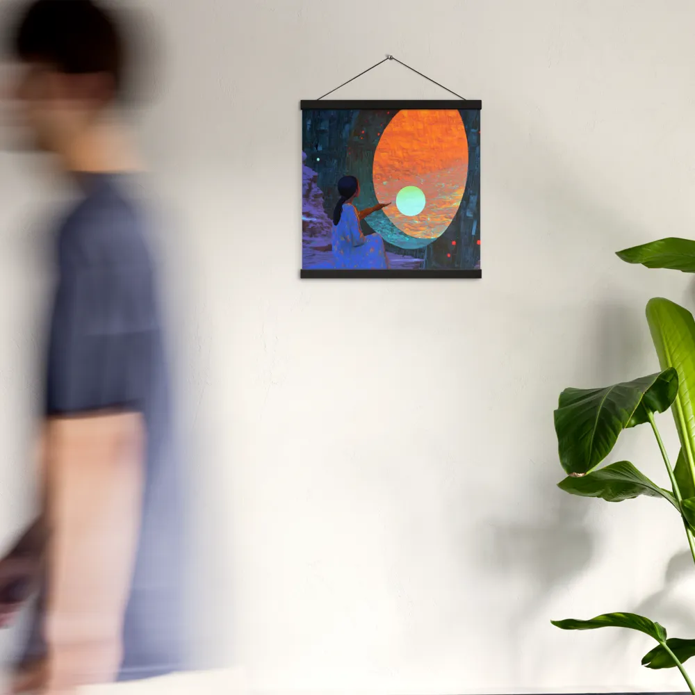 The Portal of Dreams | Poster With Black Wood Hanger | 16″×16″