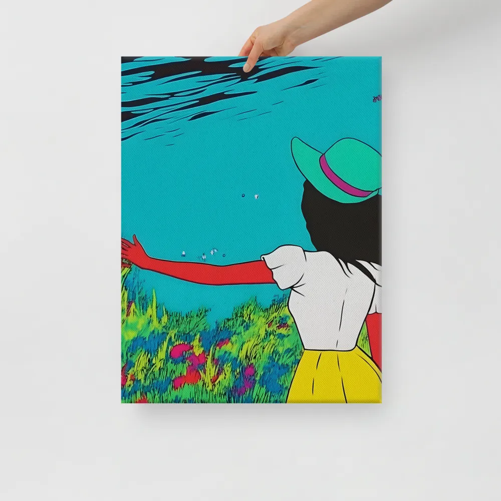 Whimsical Encounter | Canvas | 18″×24″