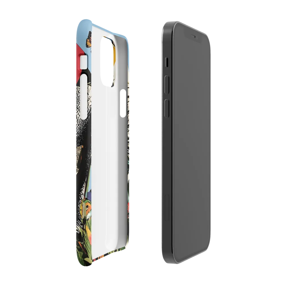 Harmony of Nature: The Elephant's Embrace | Phone Case |  12 | Snap Case | Glossy