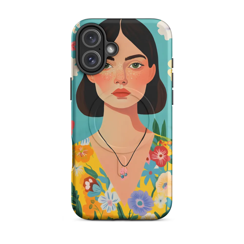 Embracing Nature: A Portrait of Serenity | Phone Case |  16 Plus | MagSafe® Tough Case | Matte