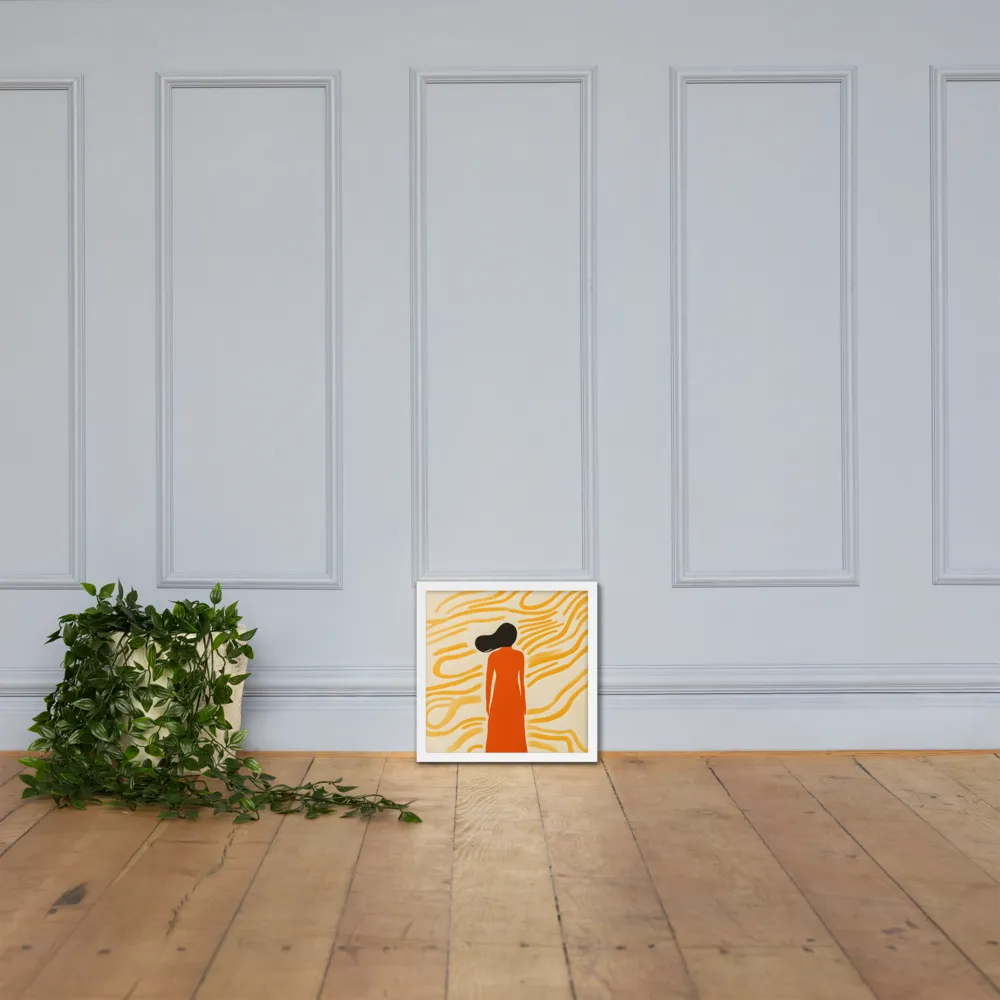 Connection to Serenity | Poster with White Frame | 14″×14″