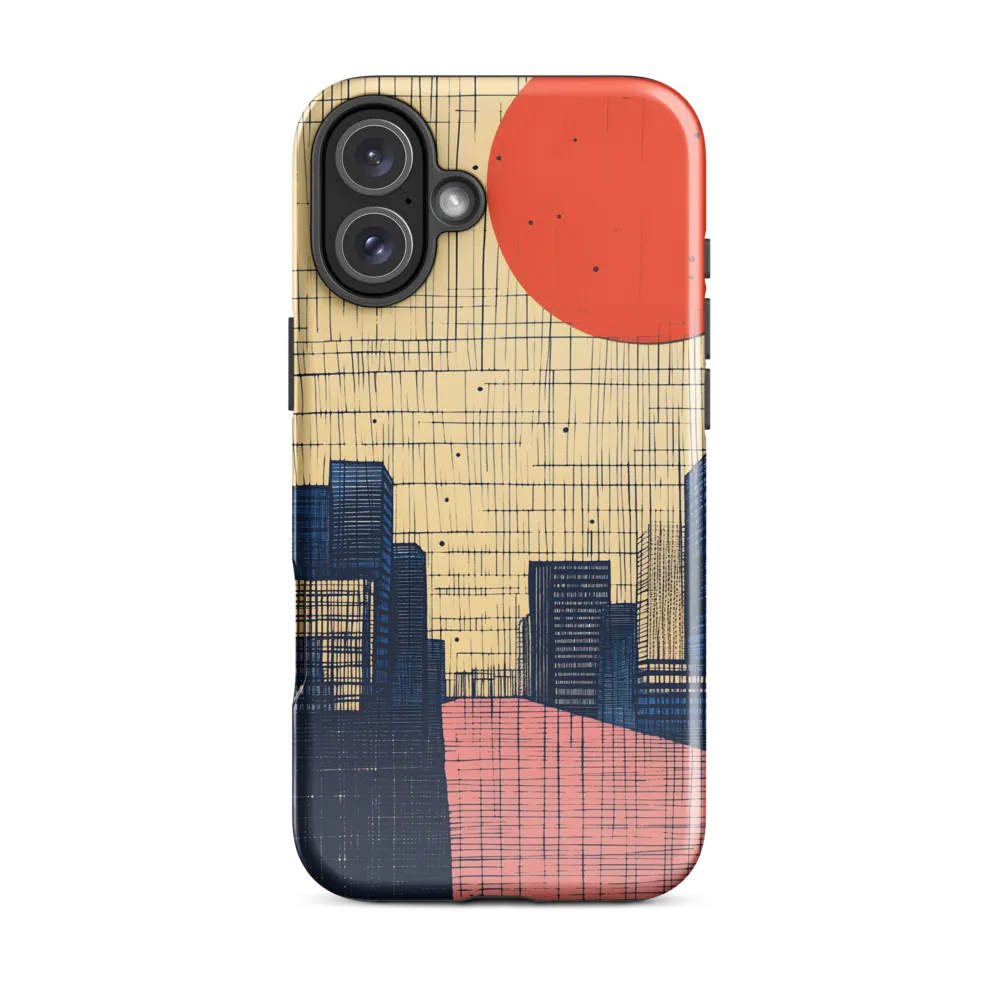 Urban Echoes: A Minimalist Cityscape