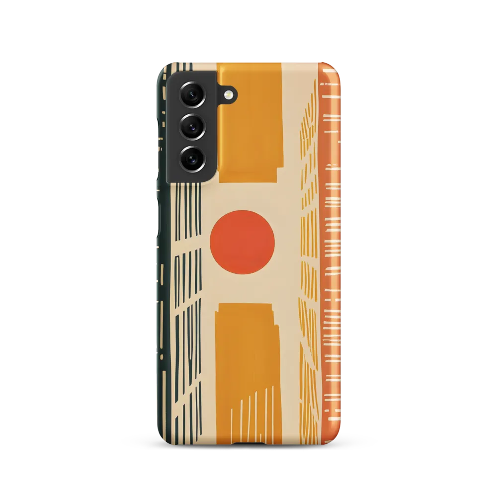 Urban Harmony: A Geometric Sunrise