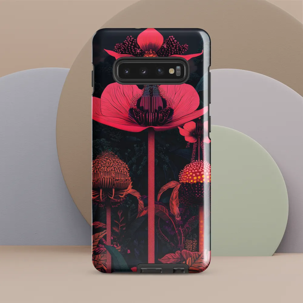 Mystical Flora in Surreal Bloom | Phone Case |  S10 Plus | Tough Case | Glossy