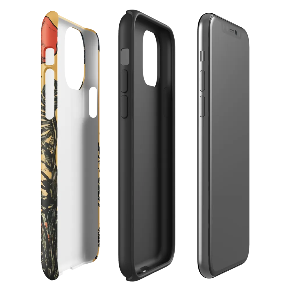 Floral Majesty: The Elephant's Sanctuary | Phone Case |  11 Pro | Tough Case | Glossy