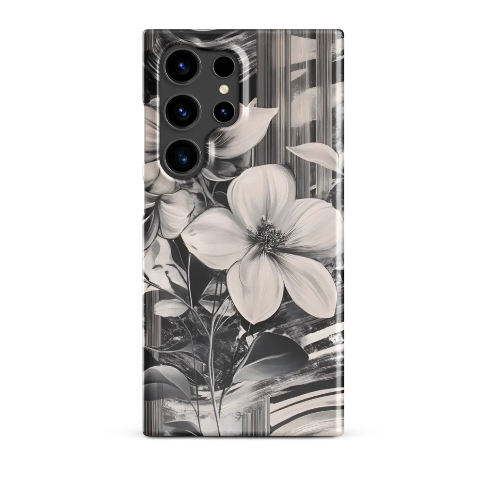Ethereal Bloom: A Dance of Monochromes