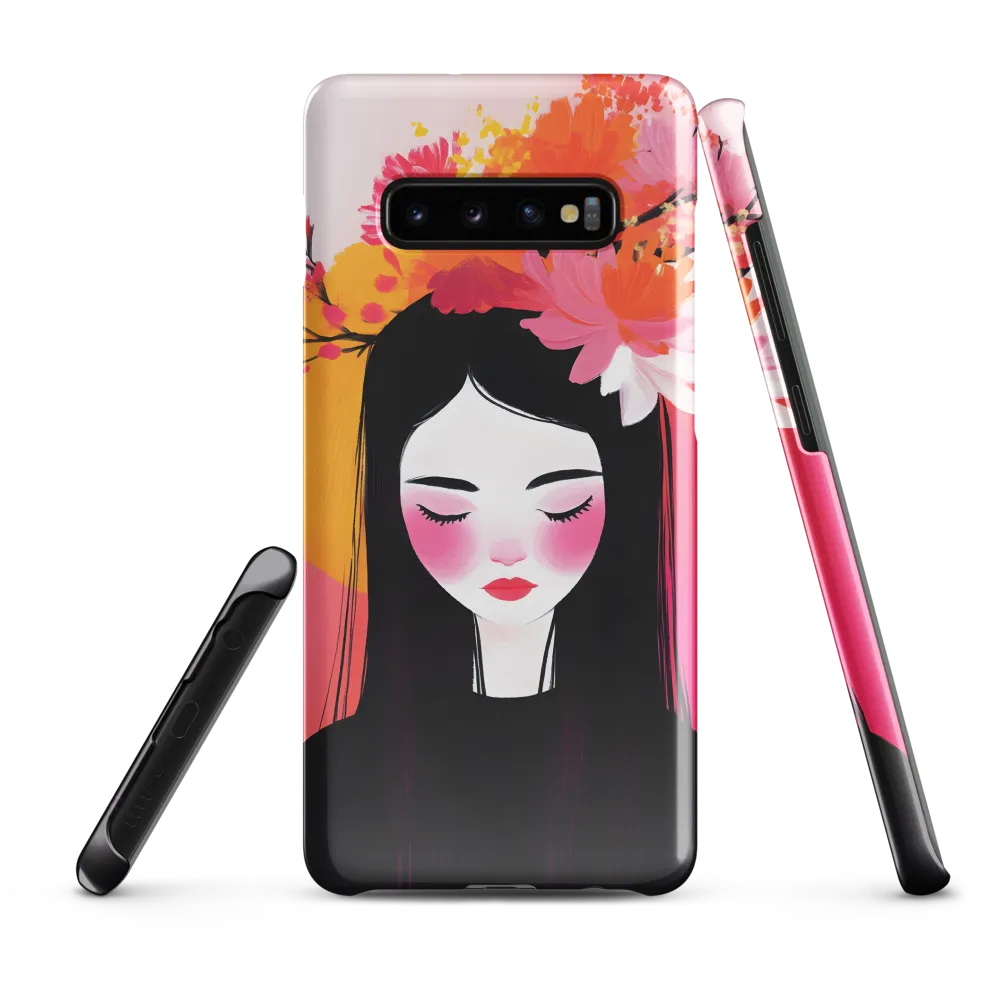 Serenity in Bloom | Phone Case |  S10 Plus | Snap Case | Glossy