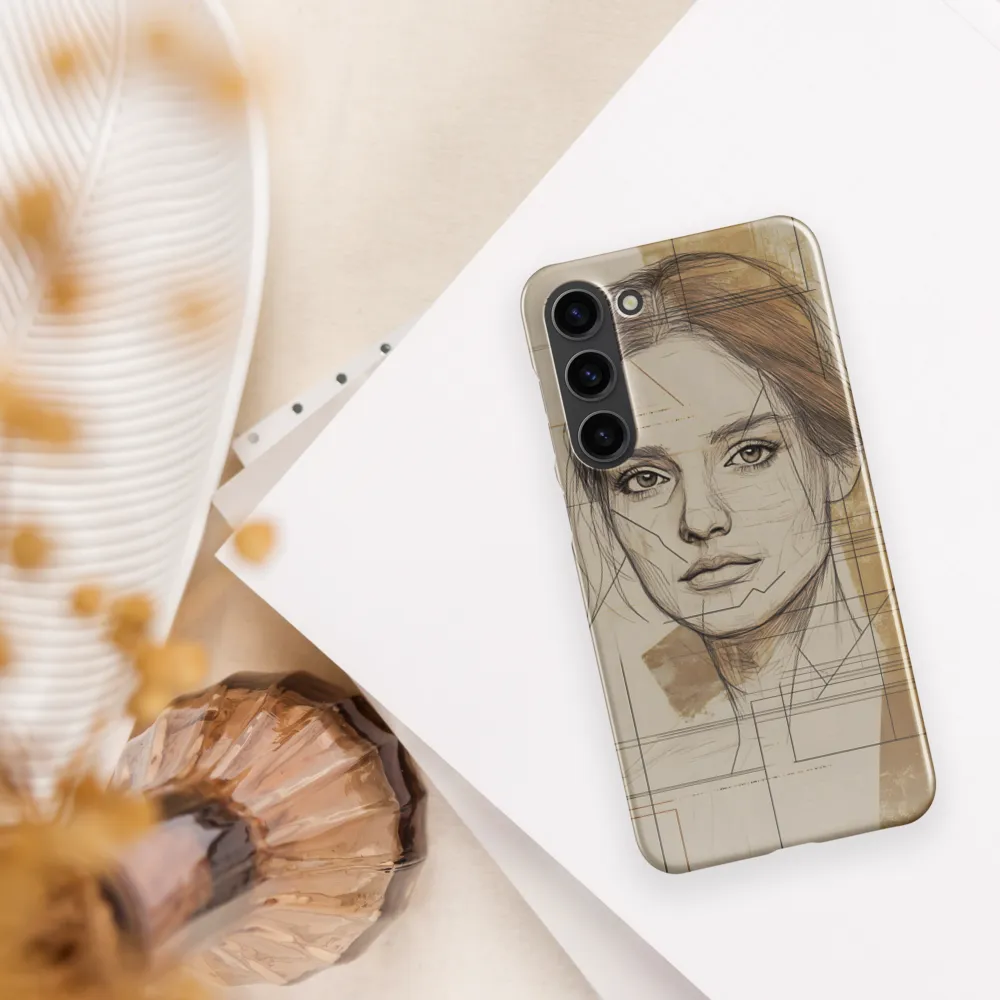 Geometric Elegance: A Modern Portrait