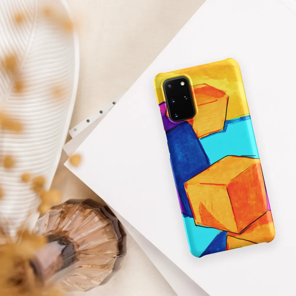 Playful Cubes in Vibrant Harmony