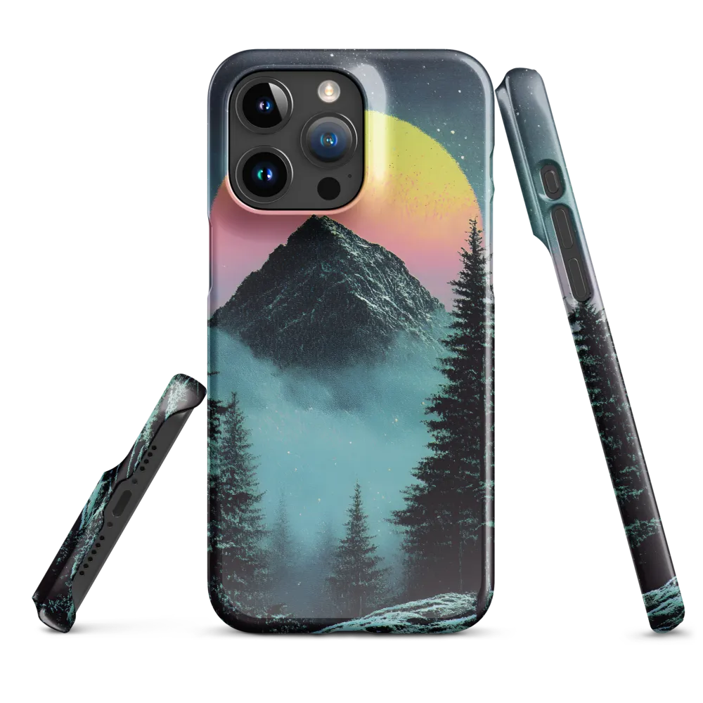 Ethereal Peaks Under Celestial Lights