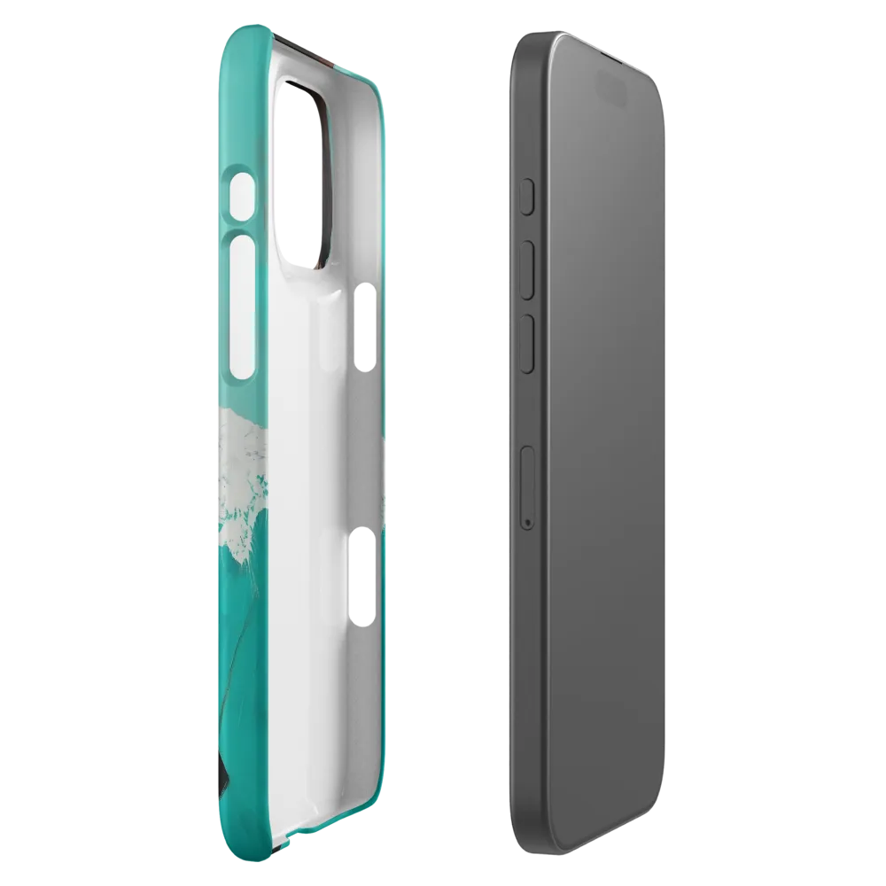 Serenity in Turquoise | Phone Case |  16 Pro Max | Snap Case | Matte