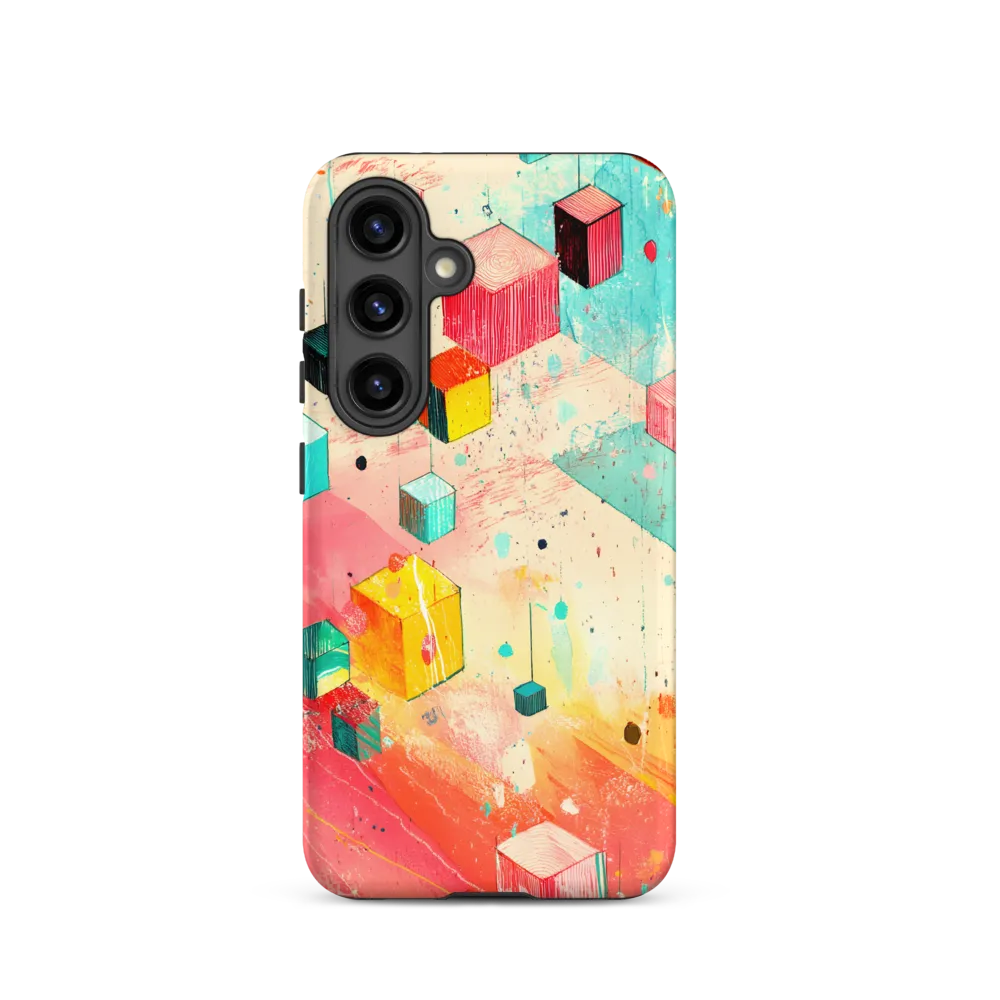 Suspended Cubes in Colorful Abstraction