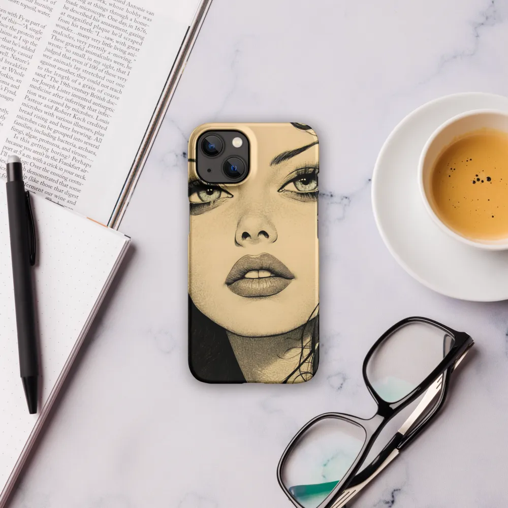 Enigmatic Gaze | Phone Case |  13 | Snap Case | Matte