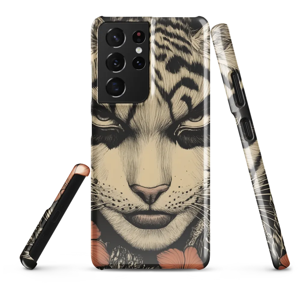 Feline Majesty: The Human-Leopard Connection | Phone Case |  S21 Ultra | Snap Case | Glossy