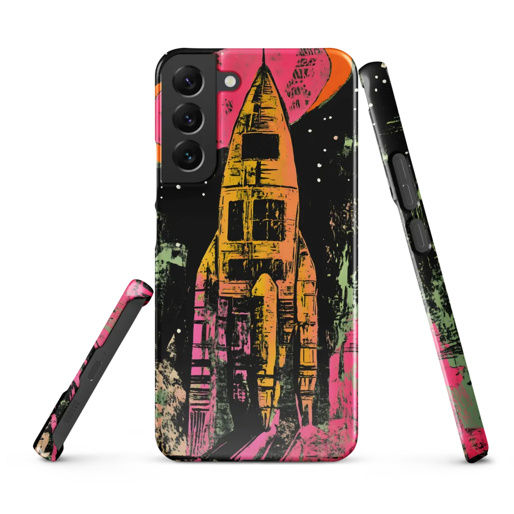 Cosmic Voyage: A Surreal Rocket Adventure