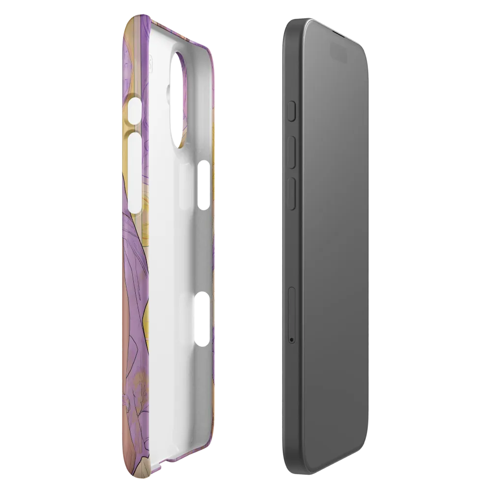 Elegance in Floral Harmony | Phone Case |  16 Plus | Snap Case | Matte