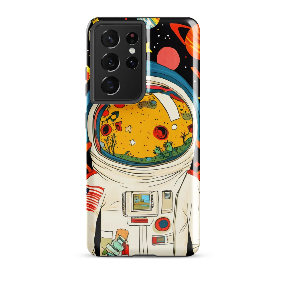 Cosmic Curiosity: Journey Within the Helmet