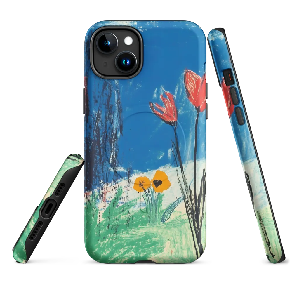 Joyful Blossoms in Blue