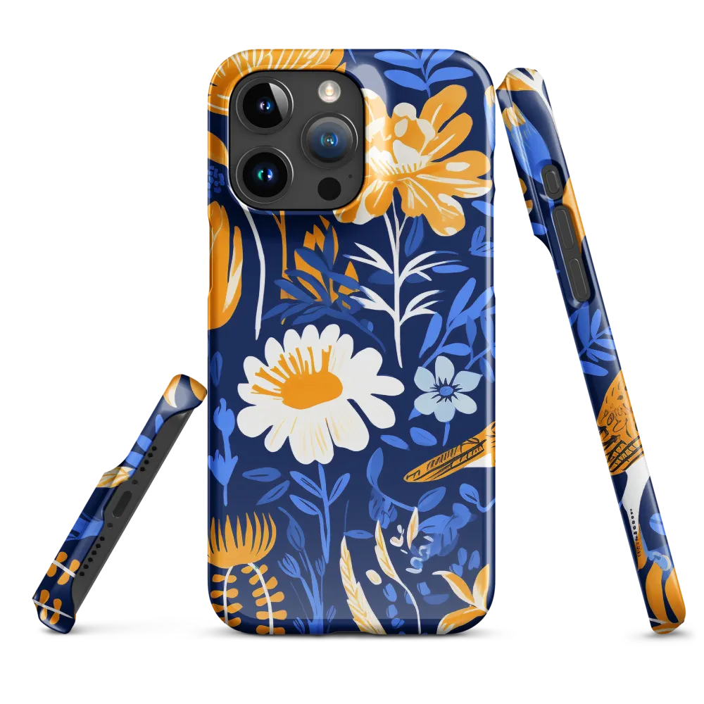 Floral Symphony | Phone Case |  15 Pro Max | Snap Case | Glossy