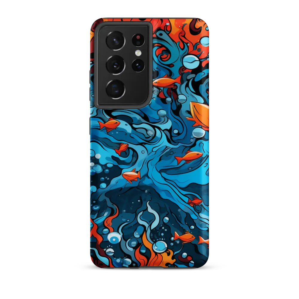 Fluid Harmony: Ocean and Flames