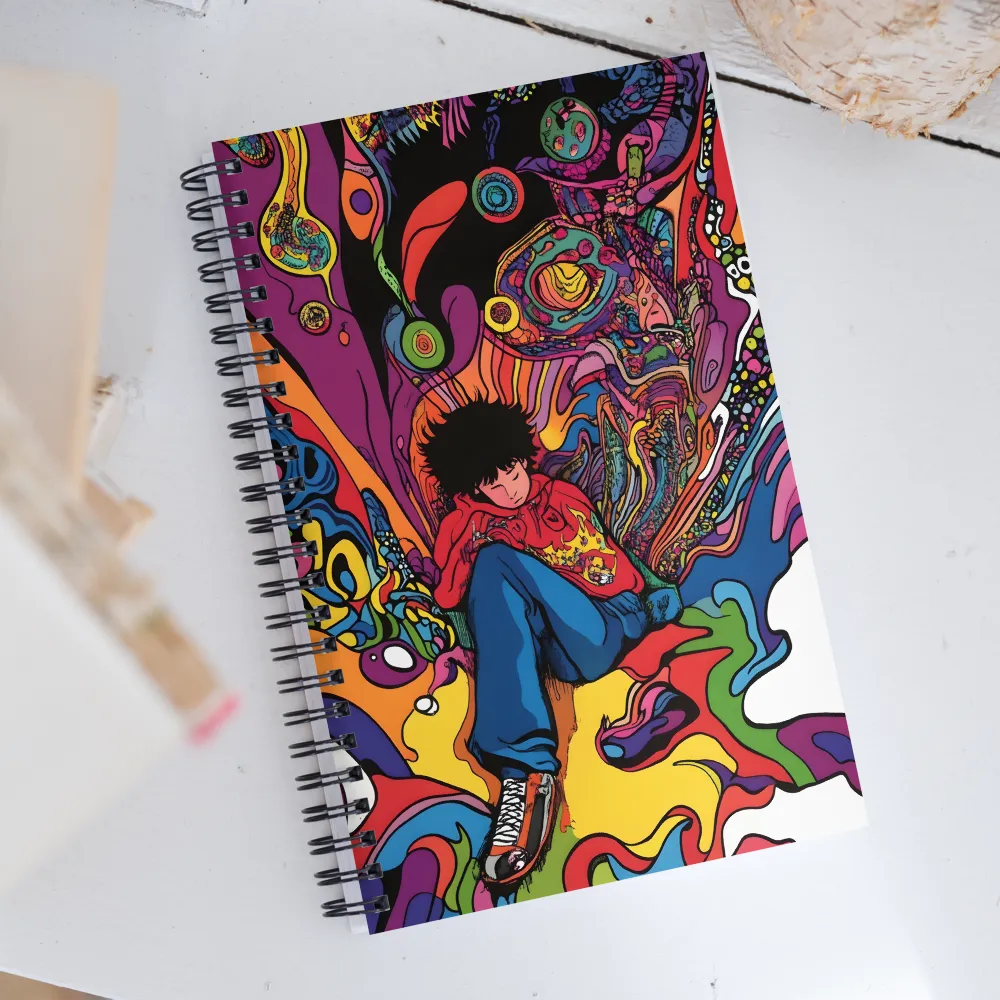 Psychedelic Reverie | Spiral Notebook