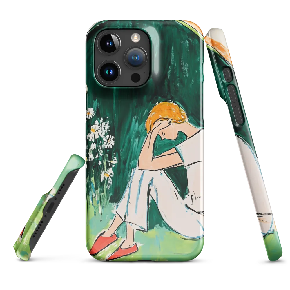 Silent Sorrow | Phone Case |  15 Pro Max | Snap Case | Glossy