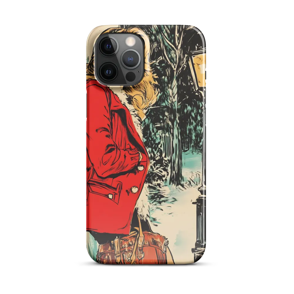 Winter Glamour in Red | Phone Case |  12 Pro Max | Snap Case | Glossy